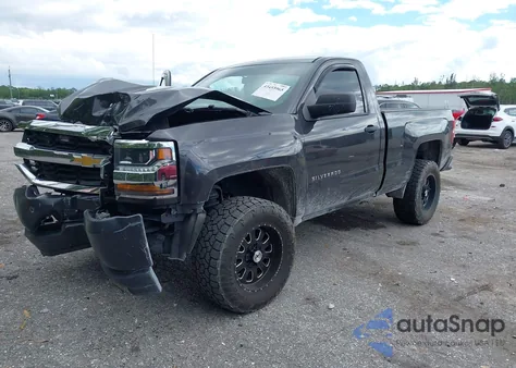 2016 Chevrolet Silverado 1500 Wt from USA, damaged, VIN 1GCNCNEH2GZ356741